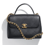 Chanel Large Flap Bag With Top Handle AS5467 Black